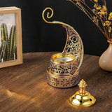 Maxbell Incense Burner Art Easy to Clean Metal Home Decor for Tabletop Hotel Parties without Clip