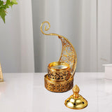Maxbell Incense Burner Art Easy to Clean Metal Home Decor for Tabletop Hotel Parties without Clip