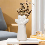 Maxbell Ceramic Flower Vase Cute Animal Shape Floral Arrangement for Home Desk Decor Style B