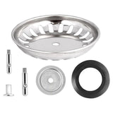 Maxbell Kitchen Sink Drain Strainer Sleek Drain Cover Sink Plug for Restaurant Hotel 8cm