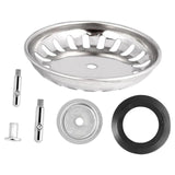 Maxbell Kitchen Sink Drain Strainer Sleek Drain Cover Sink Plug for Restaurant Hotel 8cm
