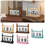 Maxbell Desk Calendar Ideal Gift Small Standing Flip Calendar for School Home Office Coffe
