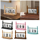 Maxbell Desk Calendar Ideal Gift Small Standing Flip Calendar for School Home Office Coffe