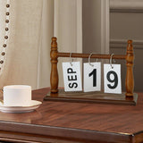 Maxbell Desk Calendar Ideal Gift Small Standing Flip Calendar for School Home Office Coffe
