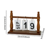 Maxbell Desk Calendar Ideal Gift Small Standing Flip Calendar for School Home Office Coffe