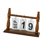 Maxbell Desk Calendar Ideal Gift Small Standing Flip Calendar for School Home Office Coffe