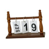 Maxbell Desk Calendar Ideal Gift Small Standing Flip Calendar for School Home Office Coffe
