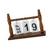 Maxbell Desk Calendar Ideal Gift Small Standing Flip Calendar for School Home Office Coffe