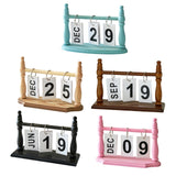 Maxbell Desk Calendar Ideal Gift Small Standing Flip Calendar for School Home Office Coffe