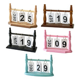 Maxbell Desk Calendar Ideal Gift Small Standing Flip Calendar for School Home Office Coffe