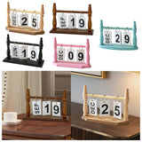 Maxbell Desk Calendar Ideal Gift Small Standing Flip Calendar for School Home Office Coffe