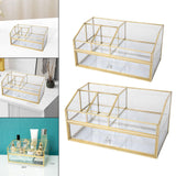 Maxbell Cosmetic Organizer Vanity Simple Solid Makeup Storage Box for Jewelry Lotion L