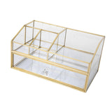 Maxbell Cosmetic Organizer Vanity Simple Solid Makeup Storage Box for Jewelry Lotion L