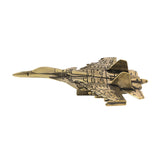 Maxbell Brass Aircraft Ornament Copper Fighter Sculpture = for Cafe Tea Room Bedroom