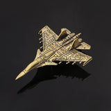 Maxbell Brass Aircraft Ornament Copper Fighter Sculpture = for Cafe Tea Room Bedroom