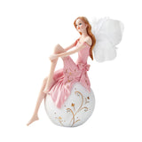 Maxbell European Angel Princess Figurine Girl Statue for Living Room Entryway Office Style A