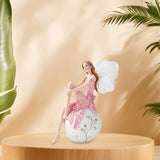 Maxbell European Angel Princess Figurine Girl Statue for Living Room Entryway Office Style A