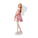 Maxbell European Angel Princess Figurine Girl Statue for Living Room Entryway Office Style C