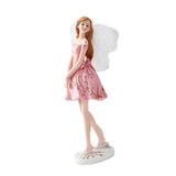 Maxbell European Angel Princess Figurine Girl Statue for Living Room Entryway Office Style C
