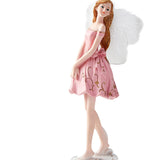 Maxbell European Angel Princess Figurine Girl Statue for Living Room Entryway Office Style C