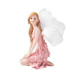 Maxbell European Angel Princess Figurine Girl Statue for Living Room Entryway Office Style D