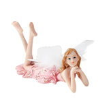 Maxbell European Angel Princess Figurine Girl Statue for Living Room Entryway Office Style E