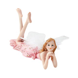 Maxbell European Angel Princess Figurine Girl Statue for Living Room Entryway Office Style E