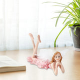 Maxbell European Angel Princess Figurine Girl Statue for Living Room Entryway Office Style E