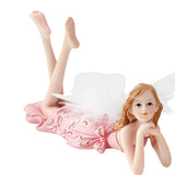 Maxbell European Angel Princess Figurine Girl Statue for Living Room Entryway Office Style E
