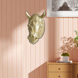 Maxbell Rhino Head Wall Hanging Decor Gift Crafts Office Wall Art Animal Head Statue