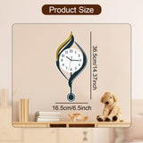 Maxbell Wall Clock Arabic Numbers Analog Simple for Living Room for Home Hotel Study White