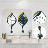 Maxbell Wall Clock Arabic Numbers Analog Simple for Living Room for Home Hotel Study White