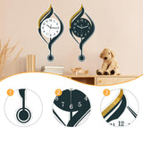 Maxbell Wall Clock Arabic Numbers Analog Simple for Living Room for Home Hotel Study White