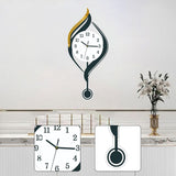 Maxbell Wall Clock Arabic Numbers Analog Simple for Living Room for Home Hotel Study White