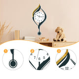 Maxbell Wall Clock Arabic Numbers Analog Simple for Living Room for Home Hotel Study White