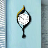 Maxbell Wall Clock Arabic Numbers Analog Simple for Living Room for Home Hotel Study White