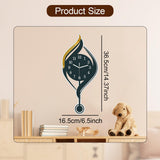 Maxbell Wall Clock Arabic Numbers Analog Simple for Living Room for Home Hotel Study Black
