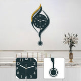 Maxbell Wall Clock Arabic Numbers Analog Simple for Living Room for Home Hotel Study Black