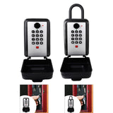 Maxbell Key Lock Box Sturdy Dustproof 12 Digit Key Storage Box for Store Office Home Wall Mounted
