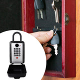 Maxbell Key Lock Box Sturdy Dustproof 12 Digit Key Storage Box for Store Office Home Hanging