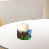 Maxbell Flower Pot Cartoon Vase Resin Plant Pot for Cactus Flower Indoor Mini Plants blue