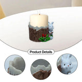 Maxbell Flower Pot Cartoon Vase Resin Plant Pot for Cactus Flower Indoor Mini Plants white