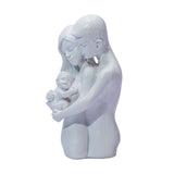 Maxbell Family Sculpture Modern Resin Family Figurines for Shelf Desktop Anniversary