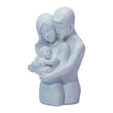 Maxbell Family Sculpture Modern Resin Family Figurines for Shelf Desktop Anniversary
