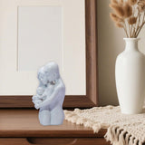 Maxbell Family Sculpture Modern Resin Family Figurines for Shelf Desktop Anniversary