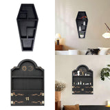 Maxbell Wood Display Shelf Storage Holder Decorative Holder for Nursery Bedroom Home Coffin