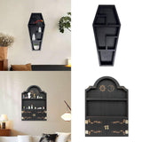 Maxbell Wood Display Shelf Storage Holder Decorative Holder for Nursery Bedroom Home Coffin