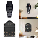 Maxbell Wood Display Shelf Storage Holder Decorative Holder for Nursery Bedroom Home Coffin