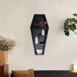 Maxbell Wood Display Shelf Storage Holder Decorative Holder for Nursery Bedroom Home Coffin