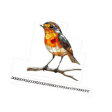 Maxbell 2D Bird Hanging Ornament Cherry Blossom Wall Art Decor for Cafe Indoor Porch